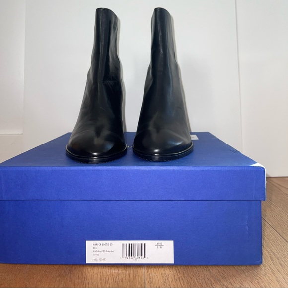 Stuart Weitzman Shoes - Stuart Weitzman Harper Bootie 80 black 39.5 9B New With Box